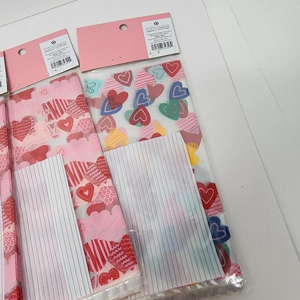 Valentine's Day Treat Bags Celo Target Spritz Kids NEW 4 Sets 72 ct total